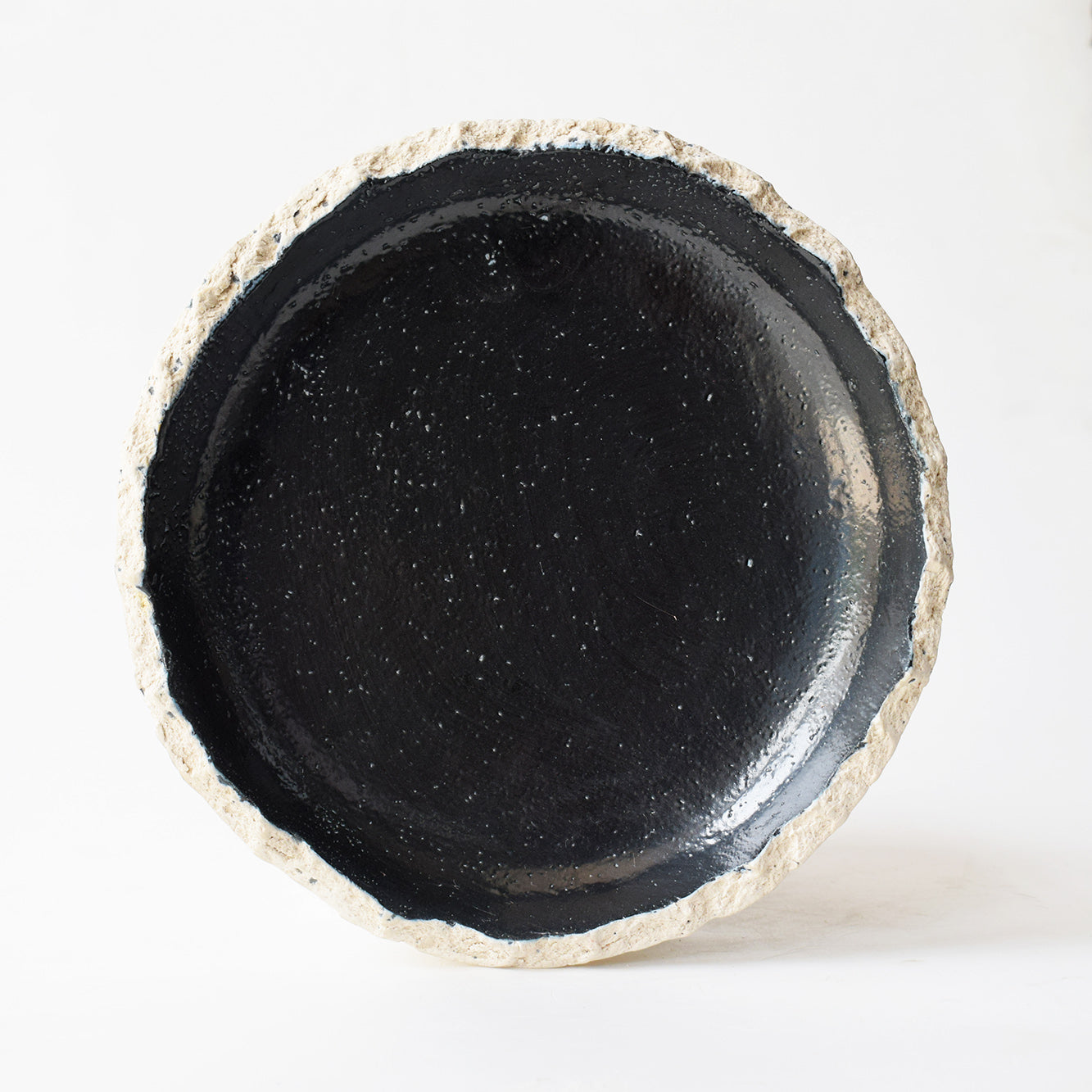 Monochrome Jagged Platter 8"(Small)
