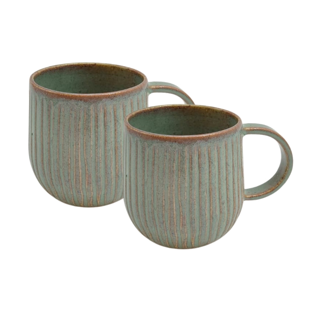 Corrugated Coffee Mugs (pair)