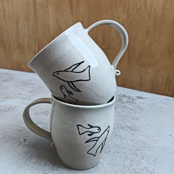 Doodle Mugs - Pair