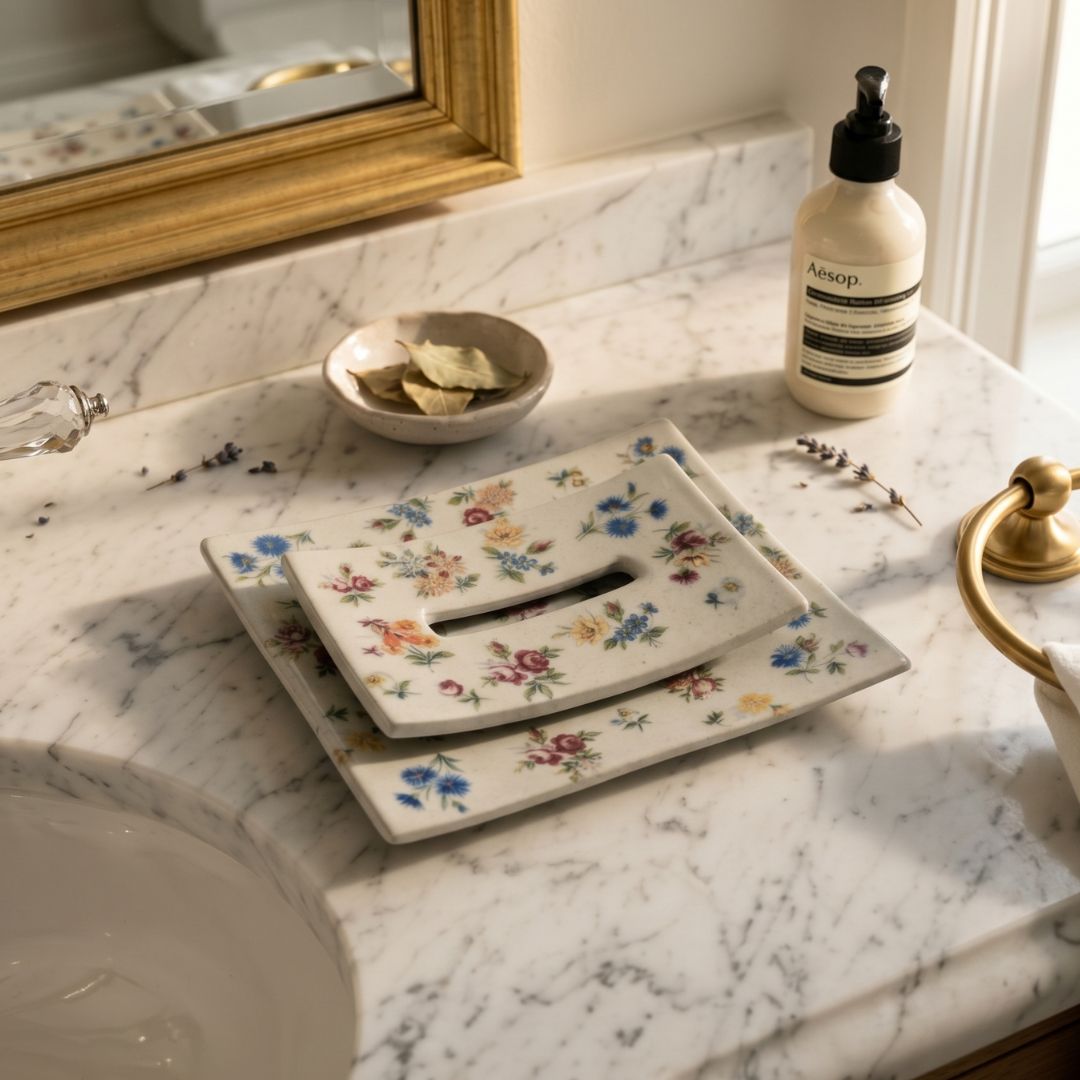 Floral Soapdishes