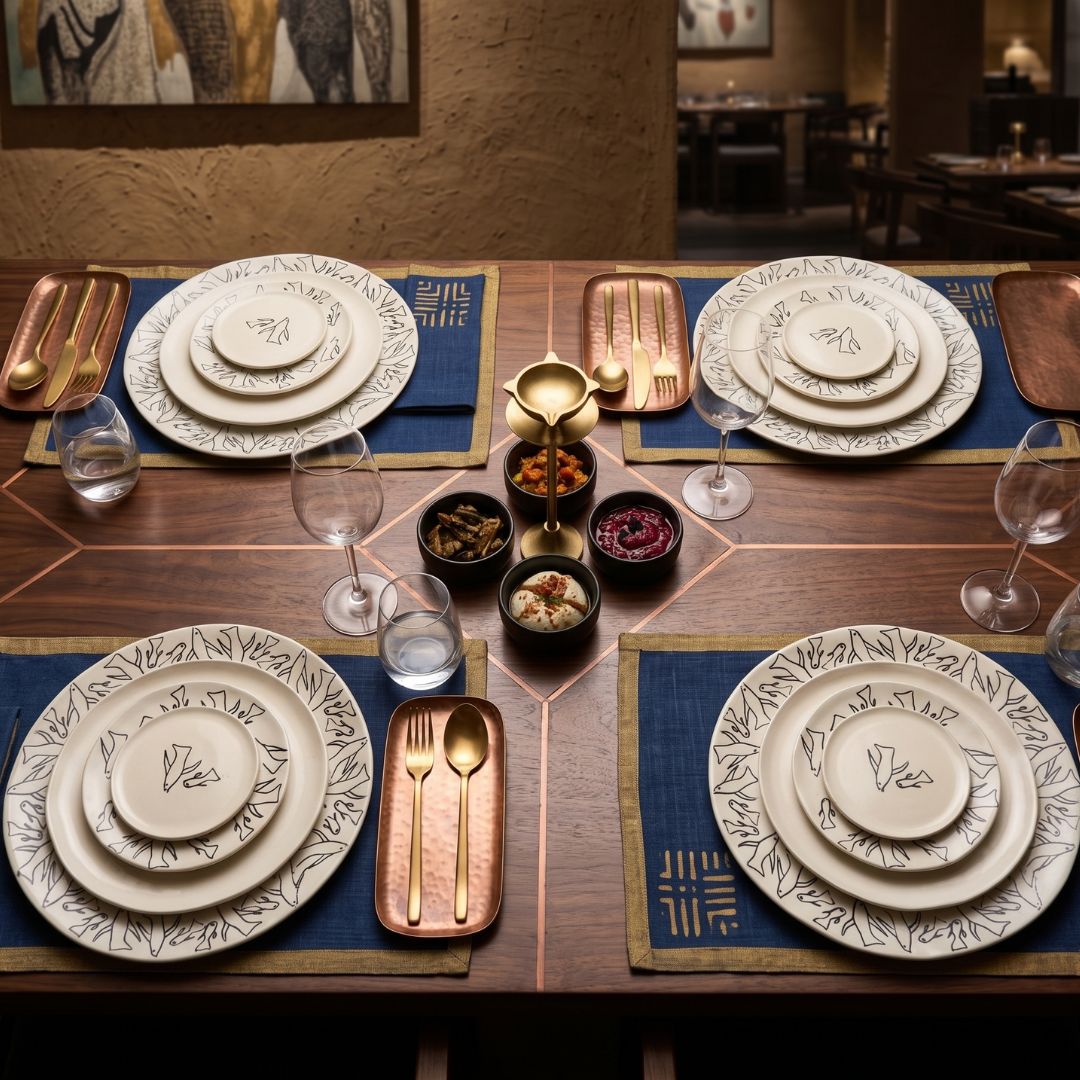 Shoal of Fishes Dinner setting
