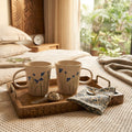 Botanical V mugs (Set of 2)
