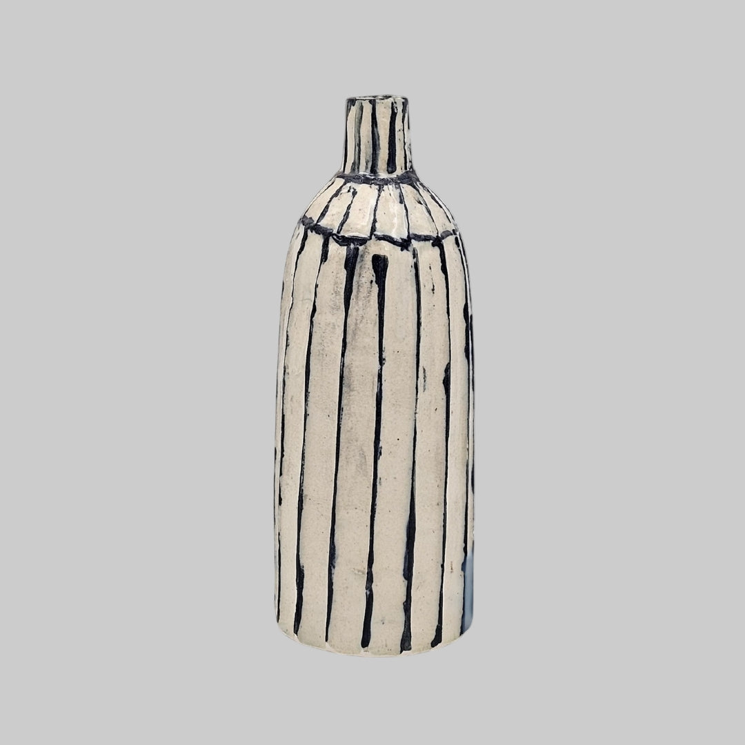 MIDNIGHT LINES - RIBBON VASE
