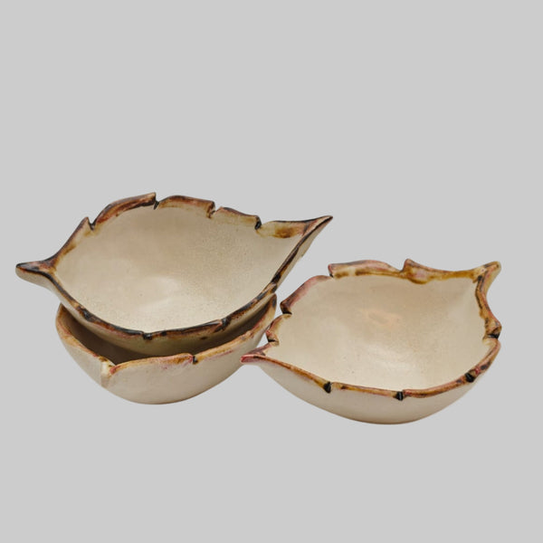 Autumn Leaves Nut bowls (set of 3)