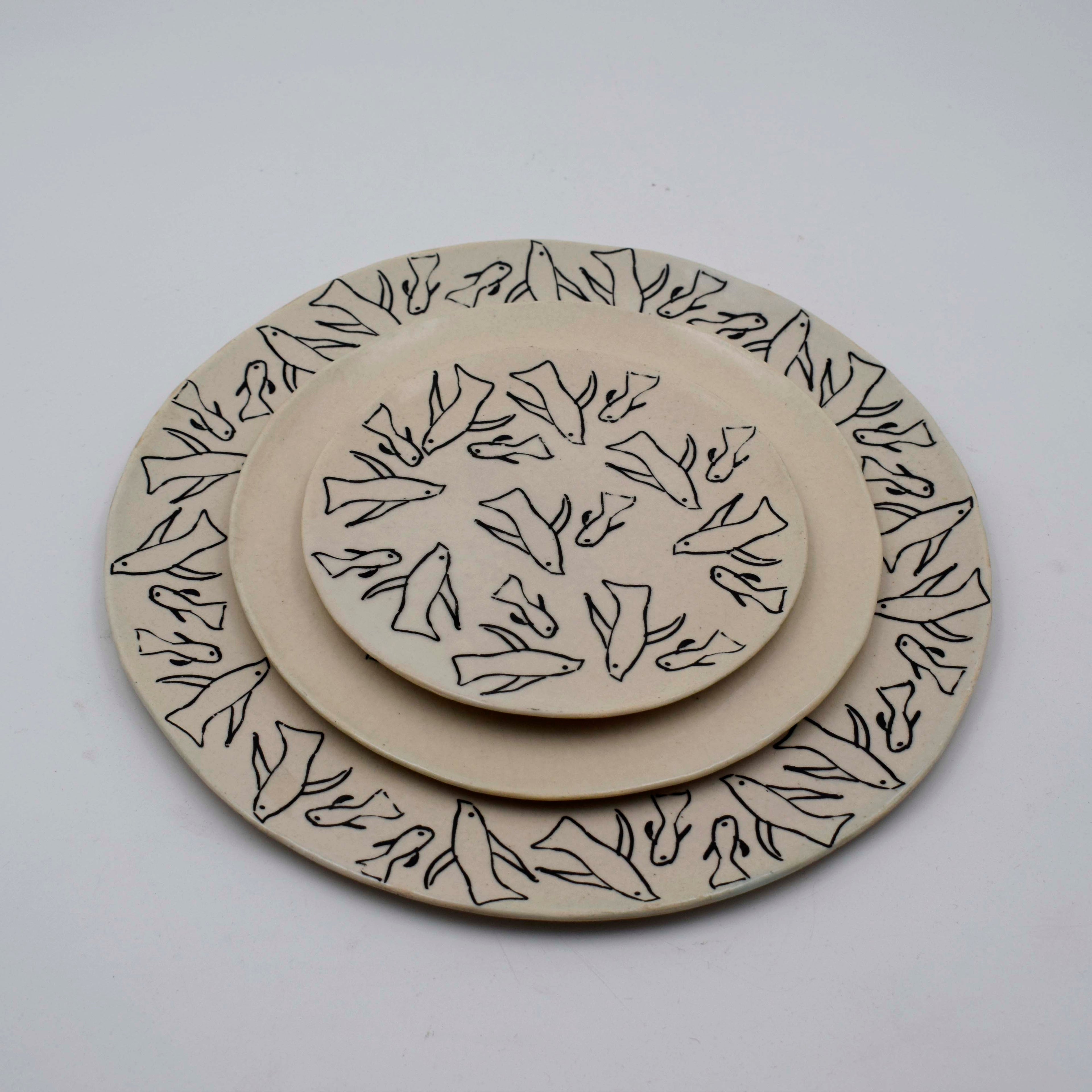 Shoal of Fish - Canape Plates