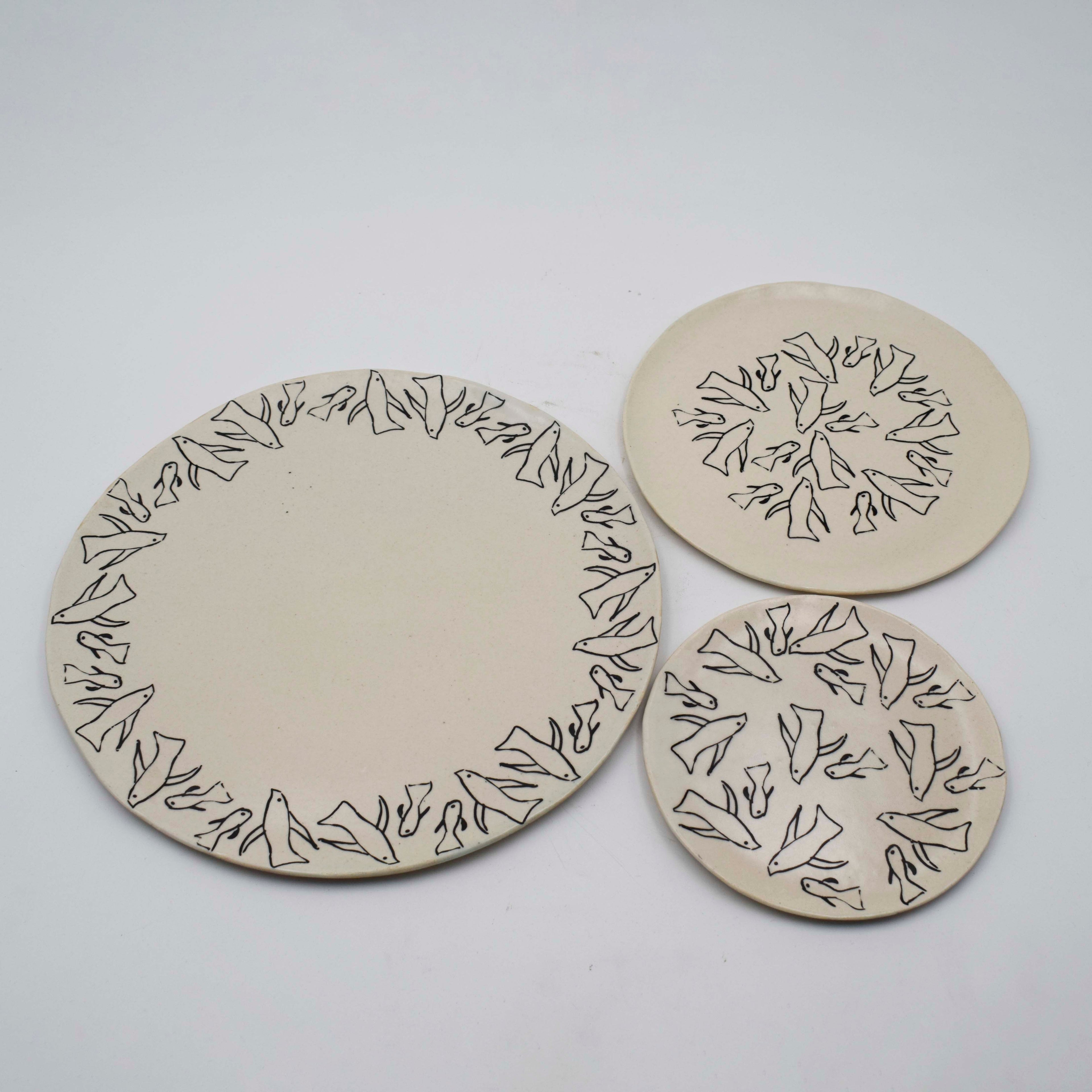 Shoal of Fish - Canape Plates