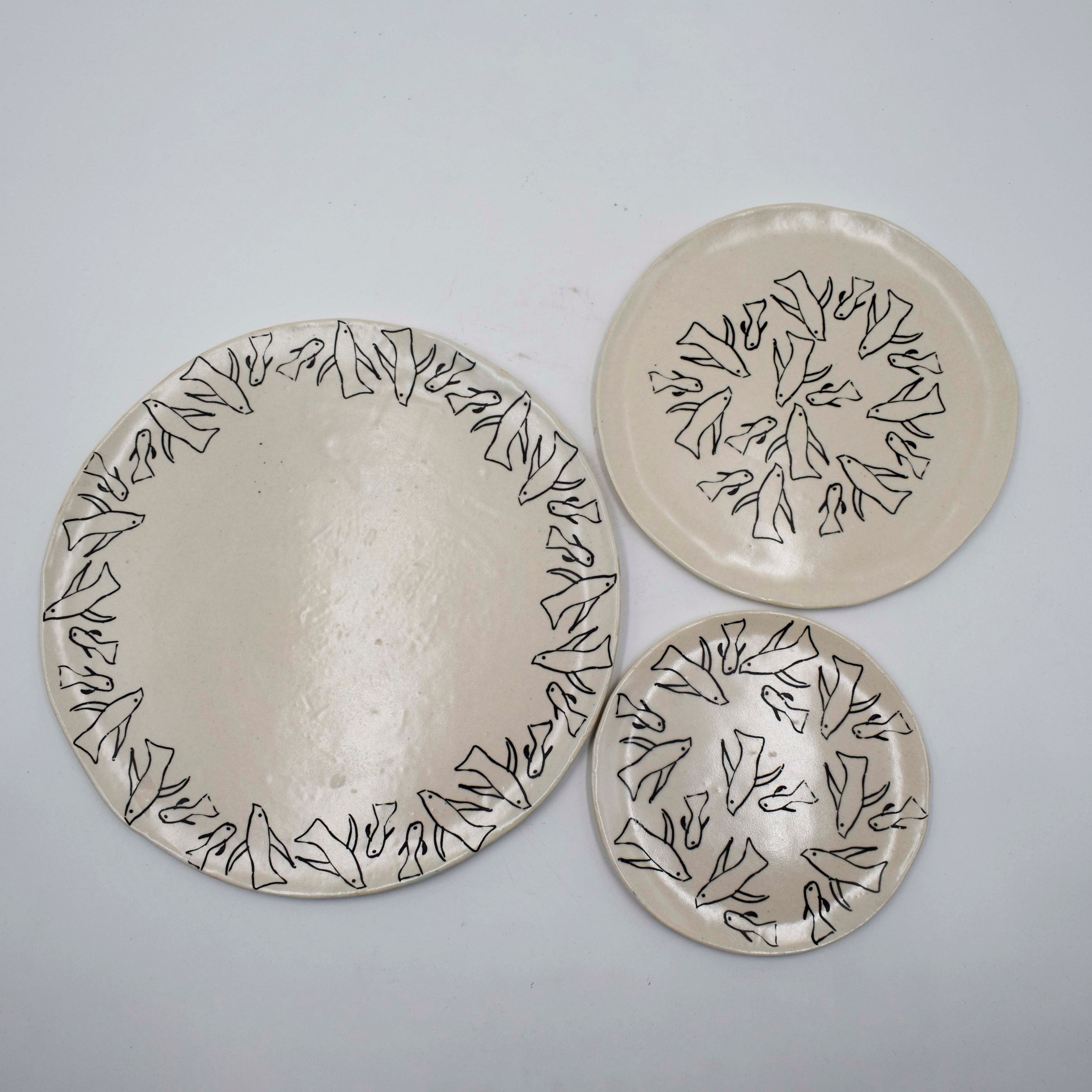 Shoal of Fish - Canape Plates