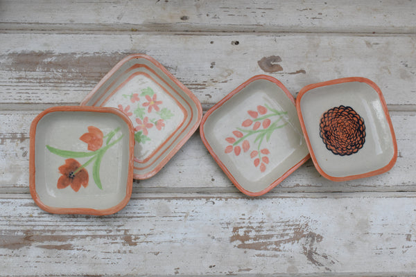Canape Plates - Handpainted