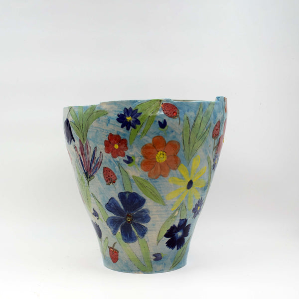 Hand-Painted Blossom Vase