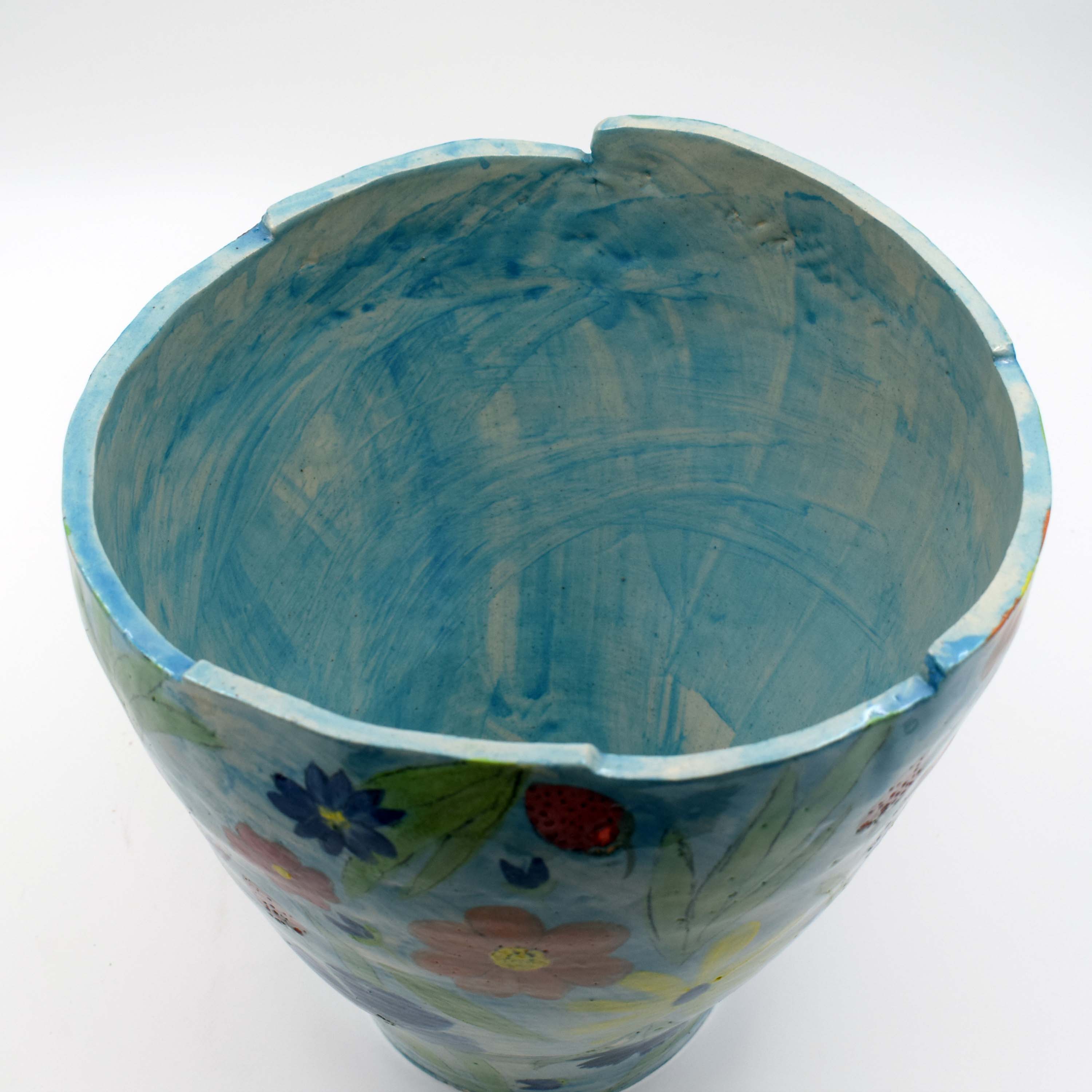 Hand-Painted Blossom Vase