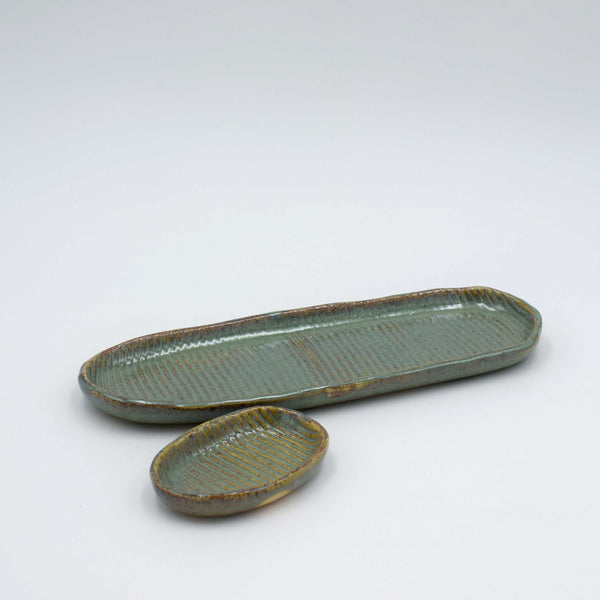 Sushi plate & dip Set