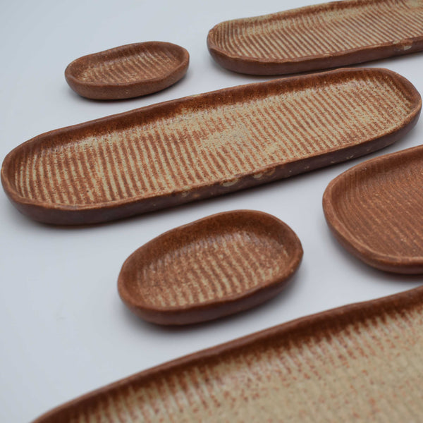 Sushi plate & dip Set