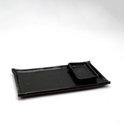 Plate and dip set
