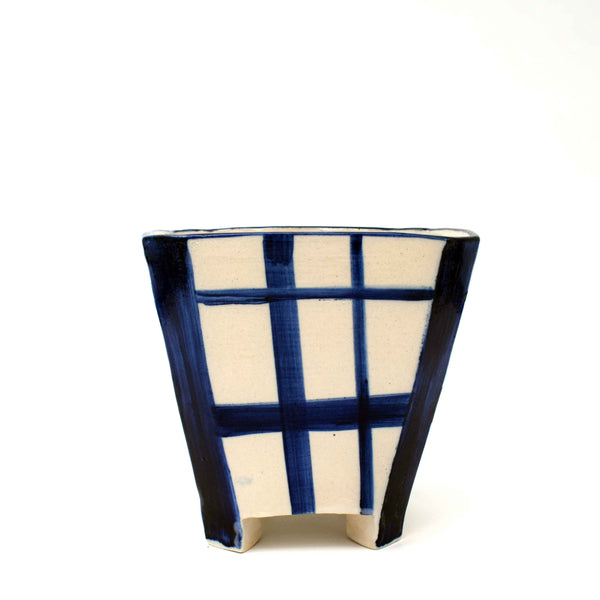 Azure Square vase