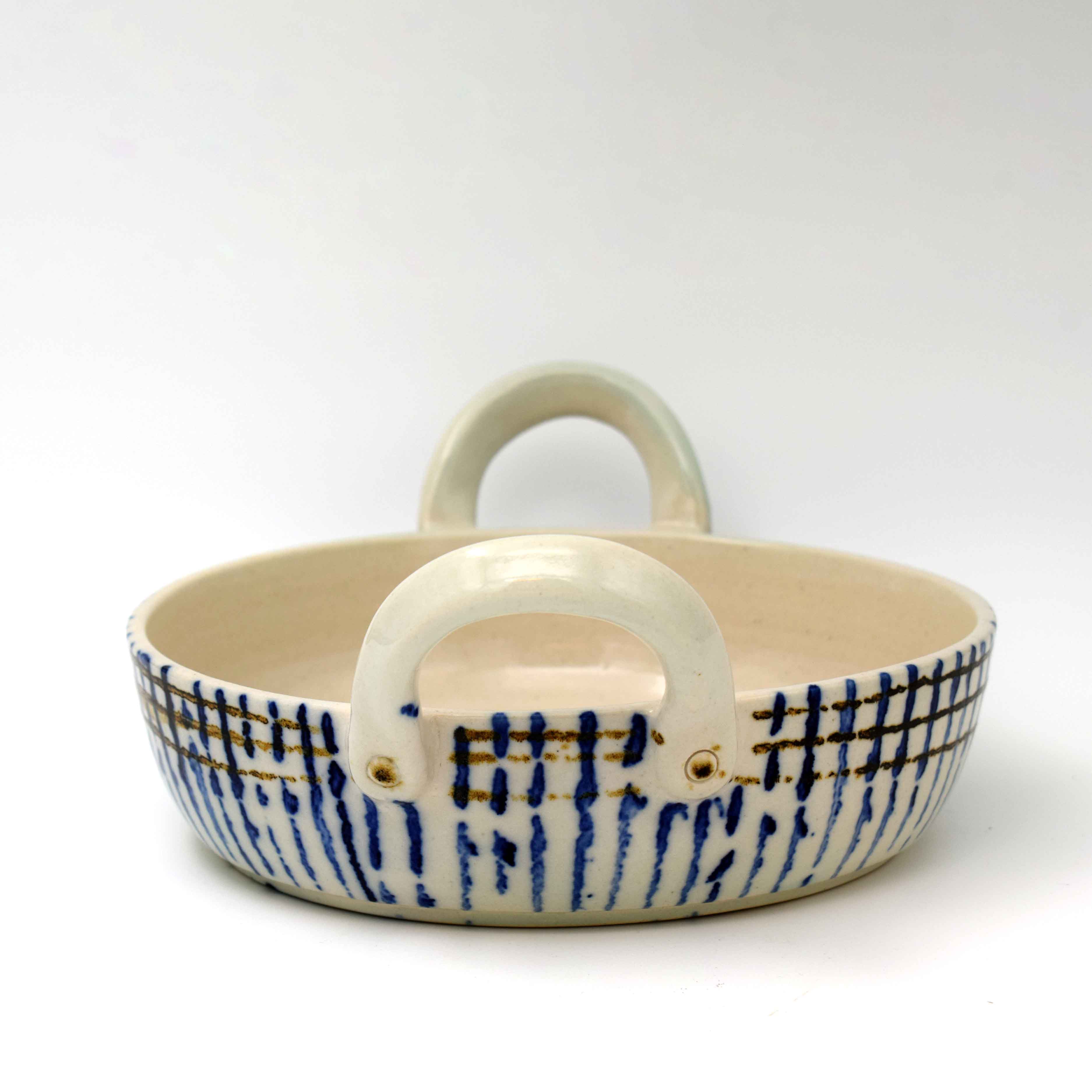 Hand painted classic Serving dish