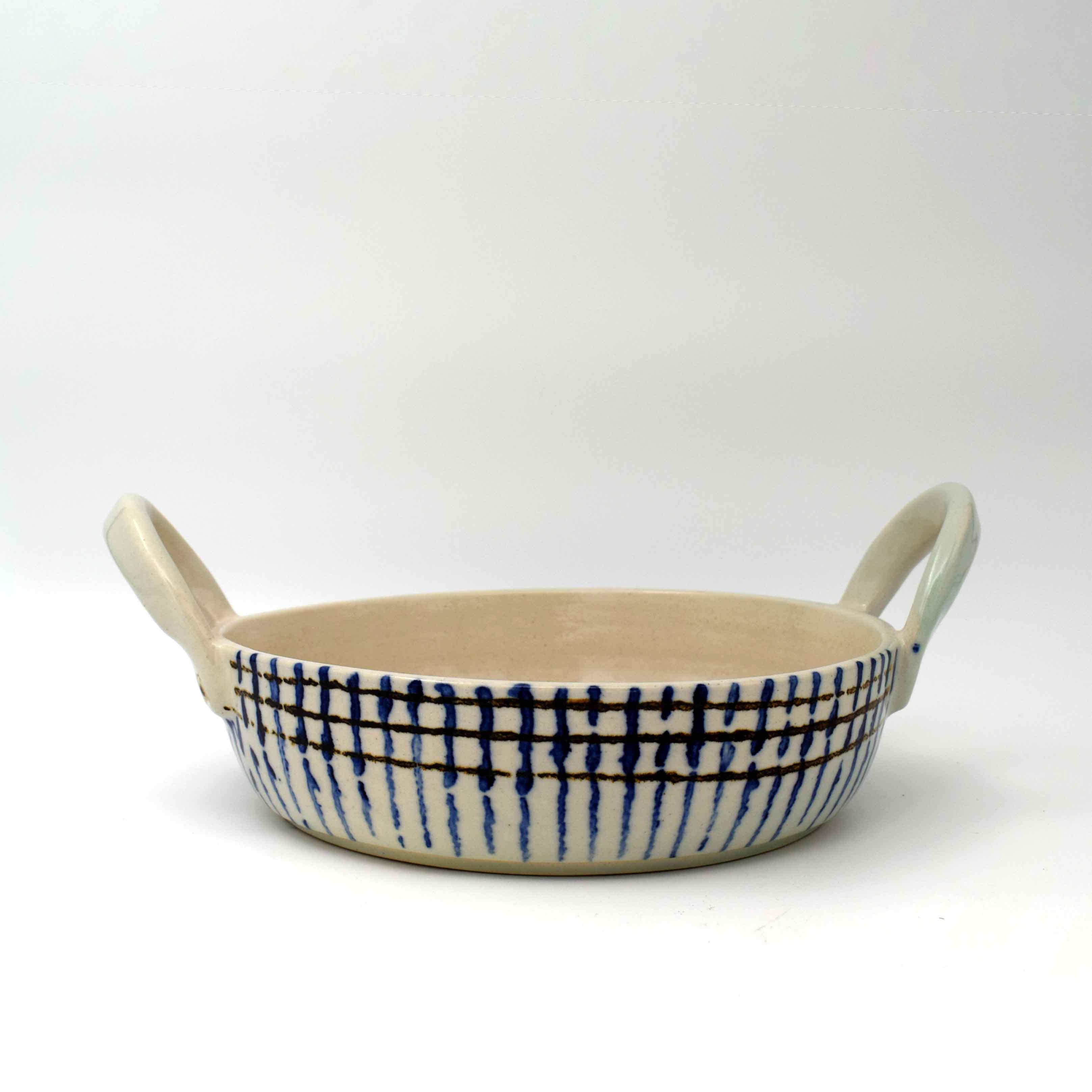 Hand painted classic Serving dish