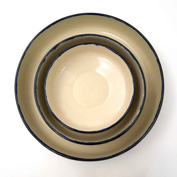 Hand Painted Bowls/serving dish (Set of 3)