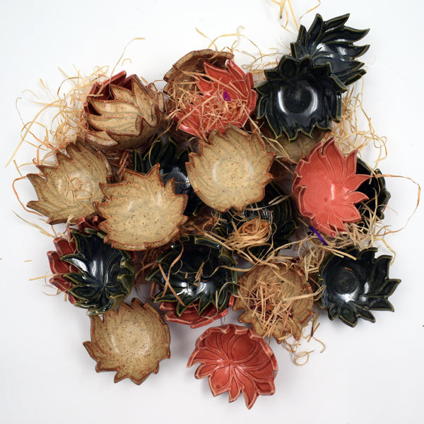 Lotus Ghee Diyas (set of 9)