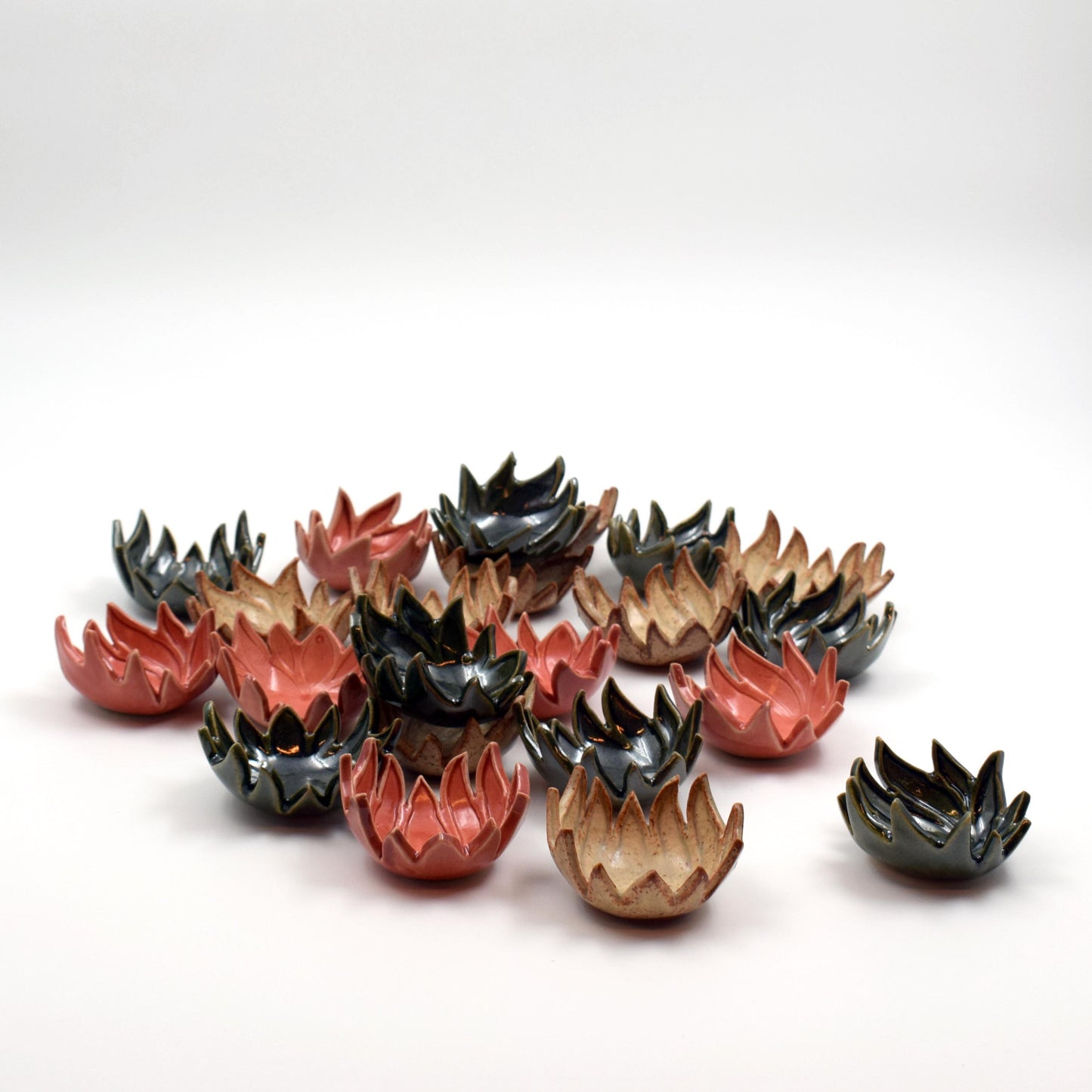 Lotus Ghee Diyas (set of 9)