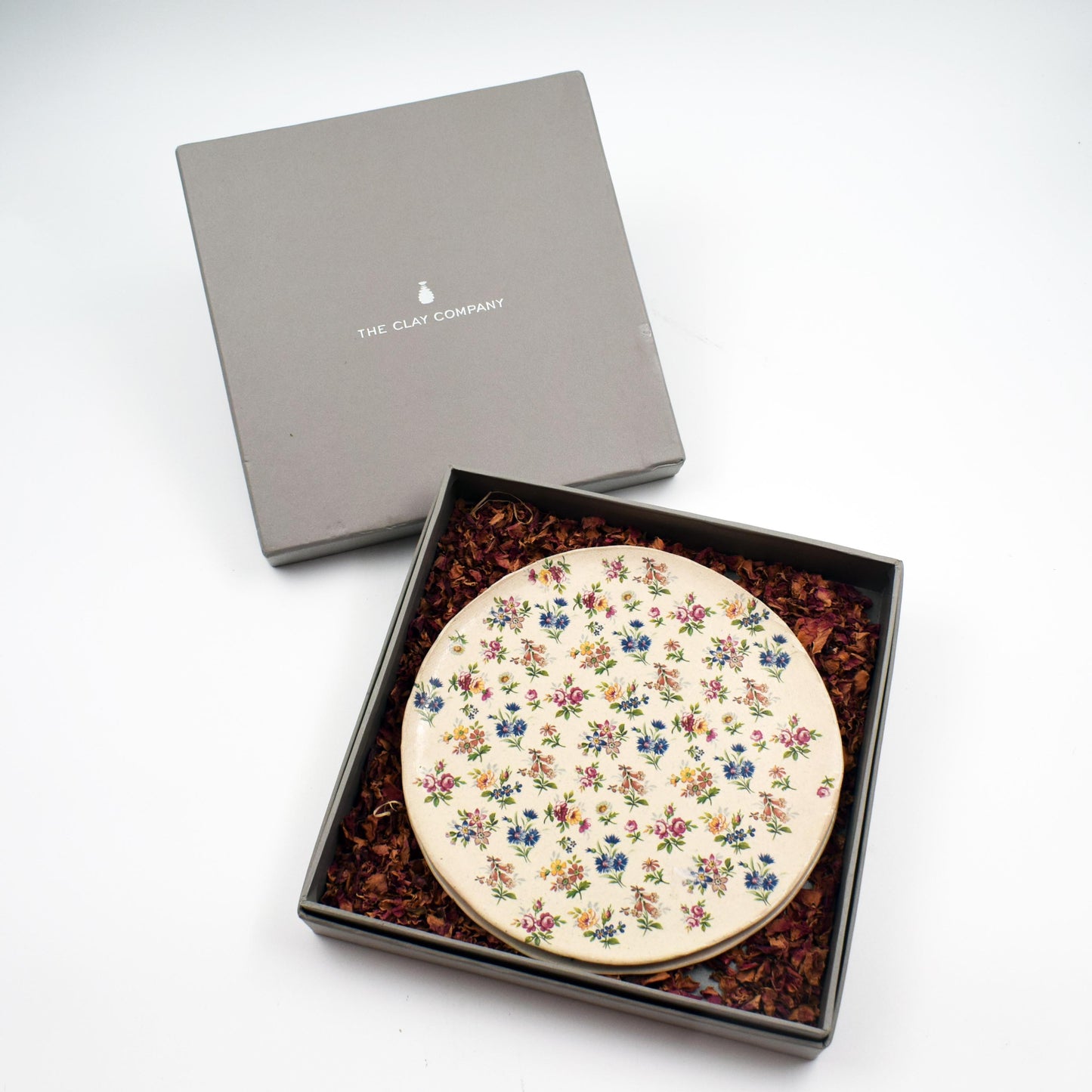 Floral plate (Pair) - 9"