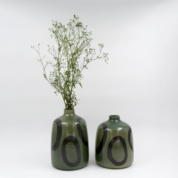 Green bottle Vase
