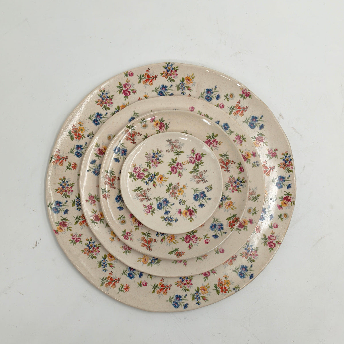 Floral Dinner Setting