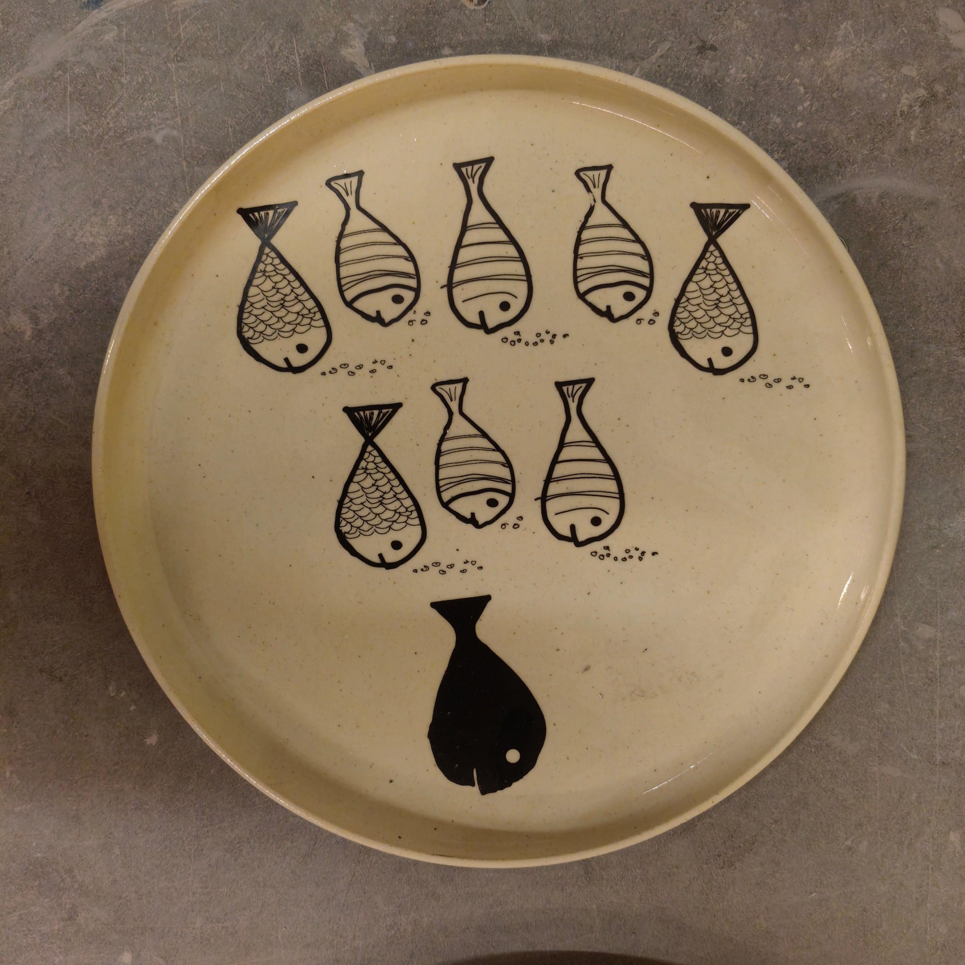 Fish Bubbles Side Plates