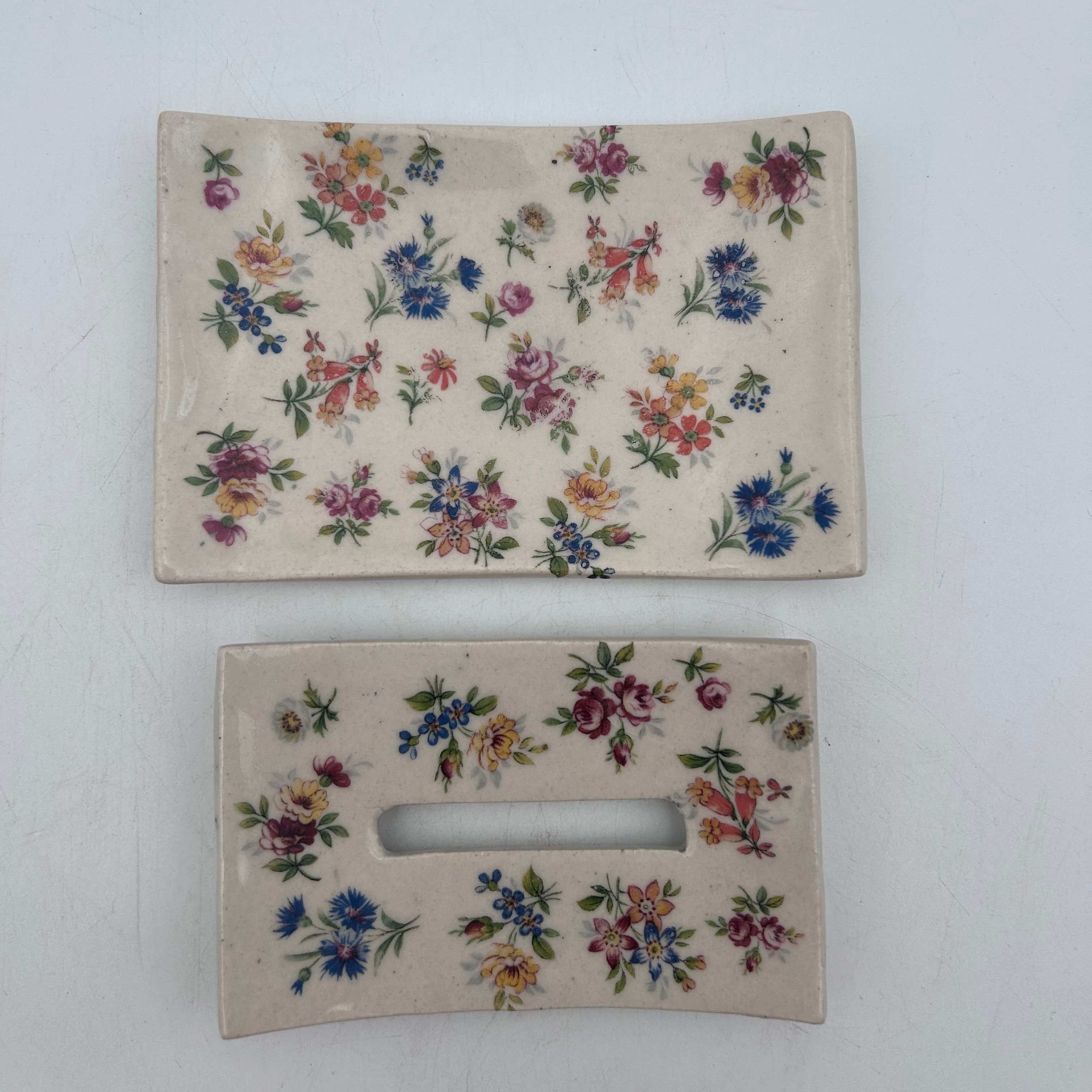 Floral Soapdishes