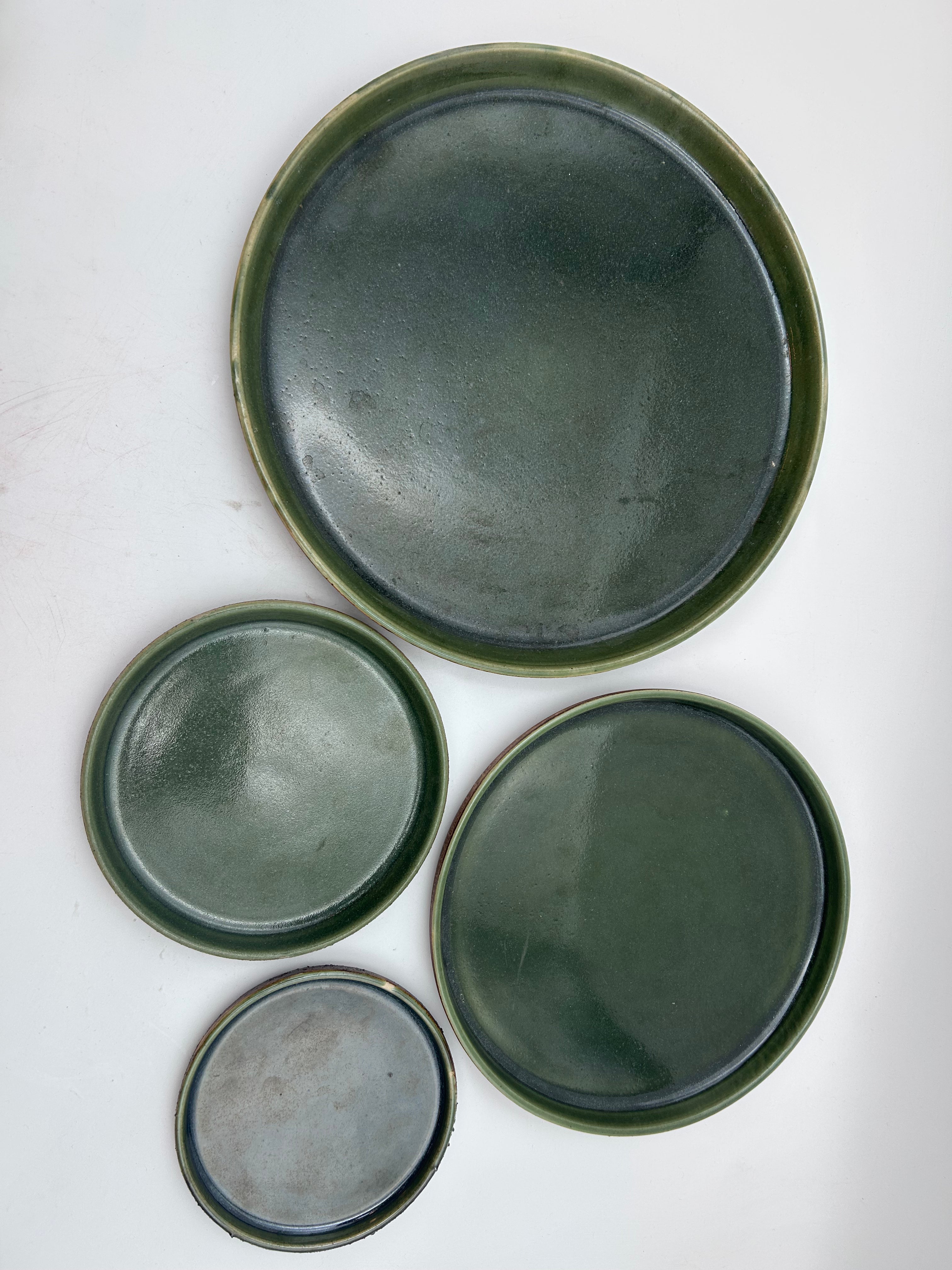 Green Dinner Setting
