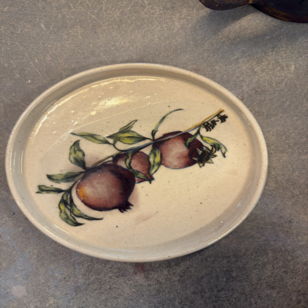 High Walled Snack Plates - Abundance Series (Set of 2)
