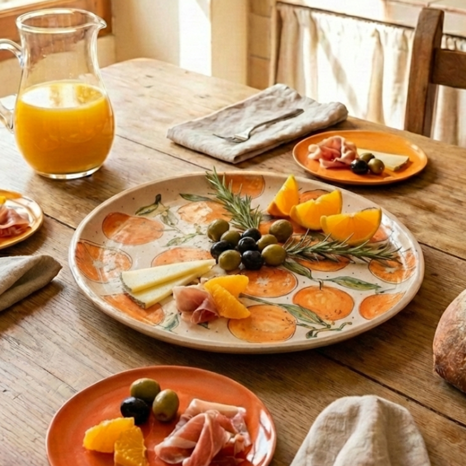 Giant Orange Platter