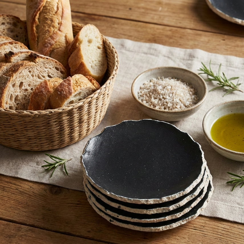 Jagged Canape plates (Set of 4)