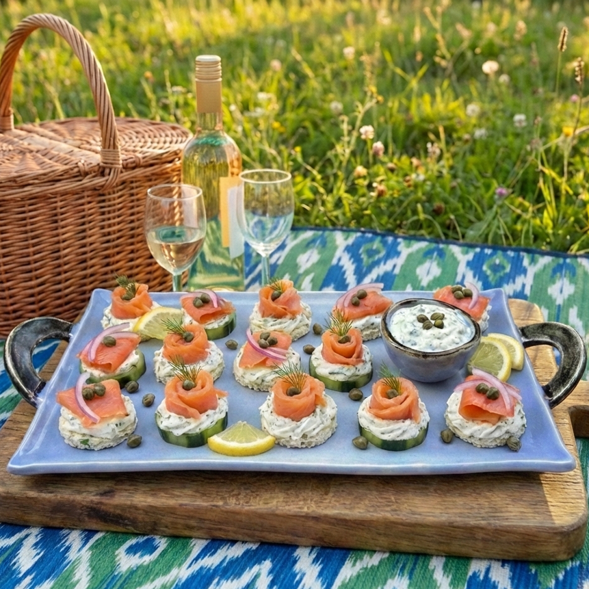 THE HANDLED PLATTER SET