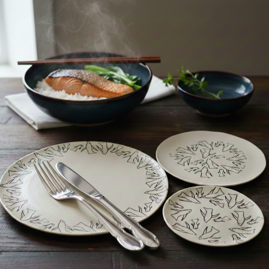 Shoal of Fish - Side Plates