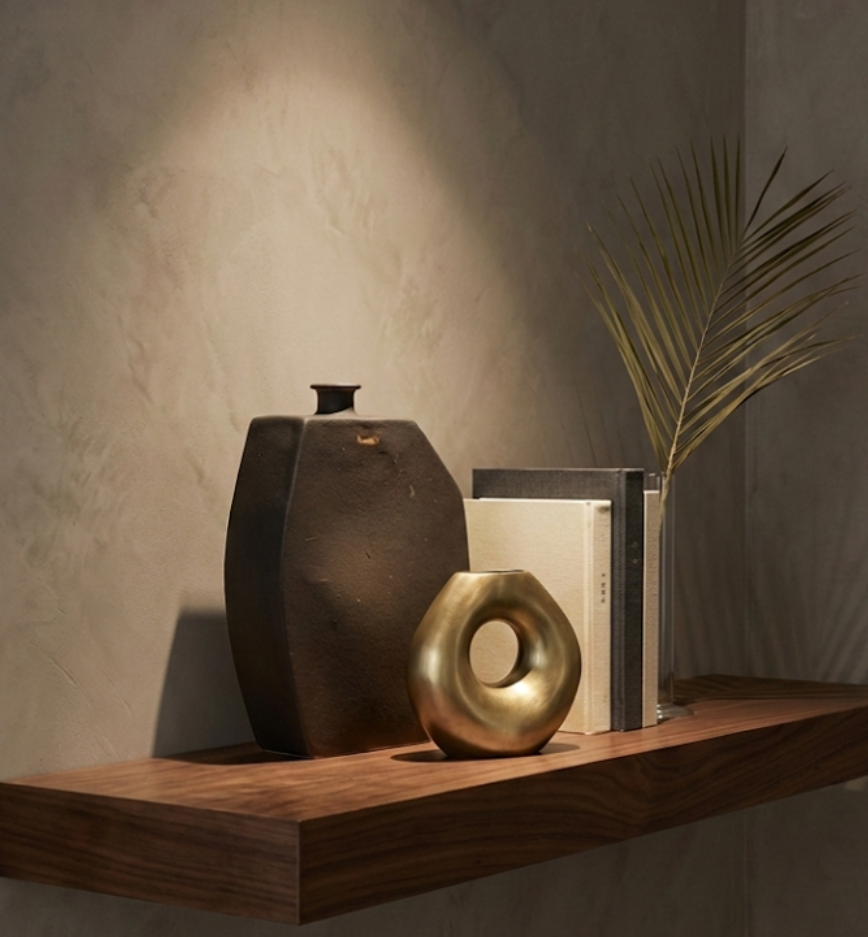 Urban Pause Flat Vase - BLACK