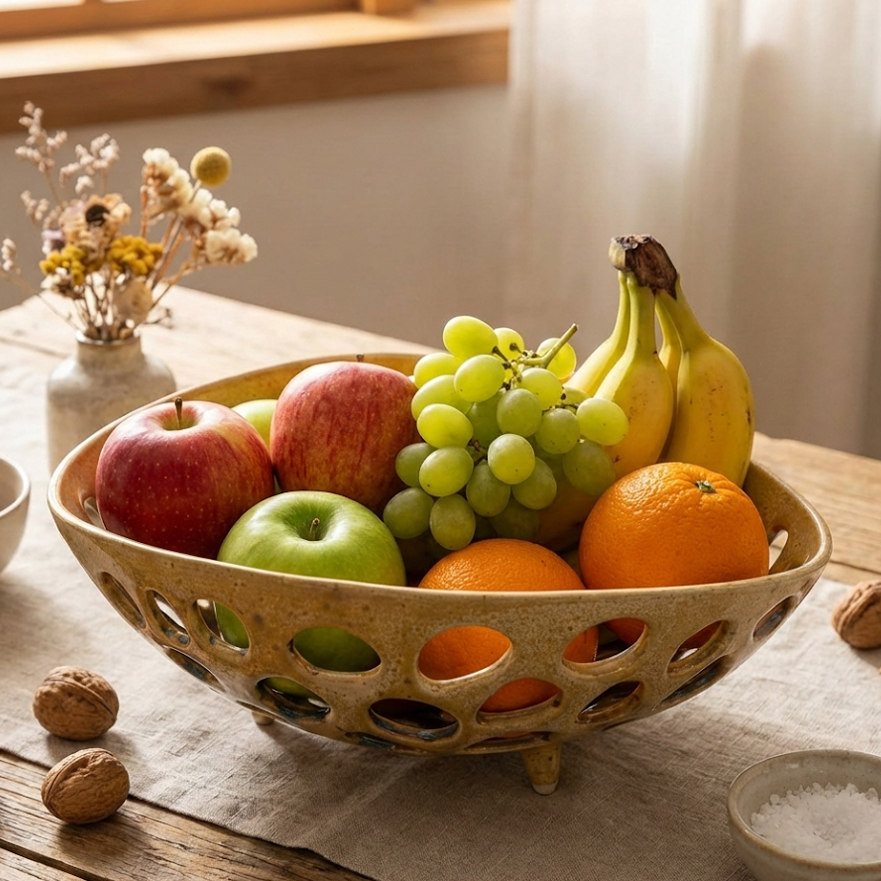 Fruit Bowl - Ochre Rust