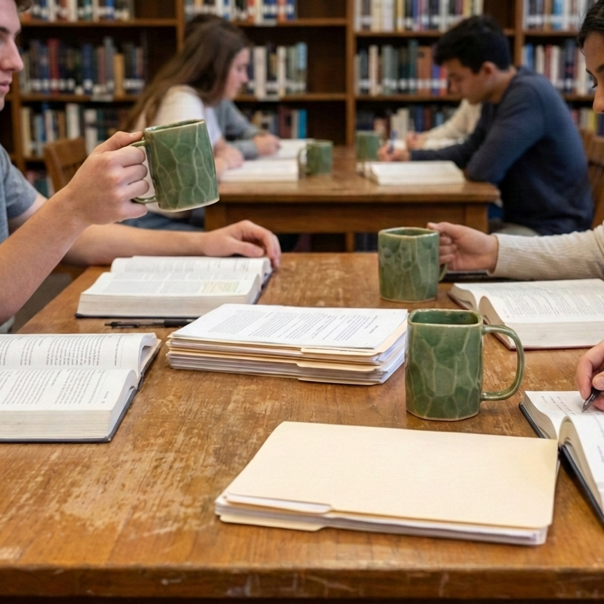 Faceted Square Mugs (Pair)