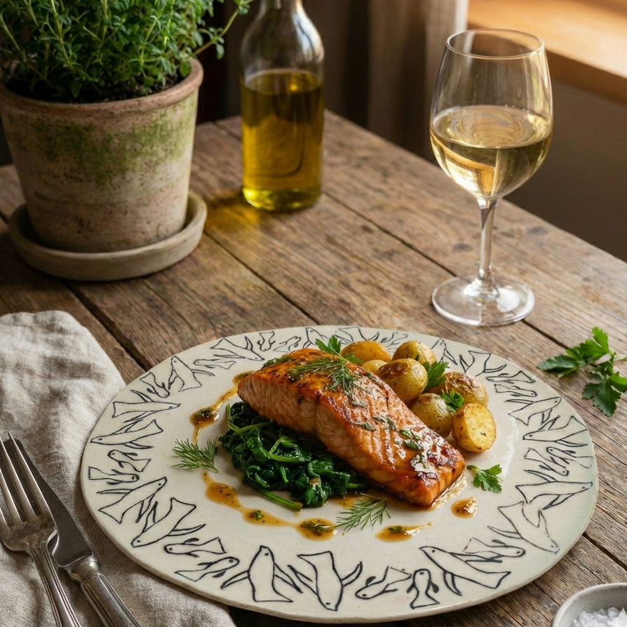 Shoal of Fish - Dinner Plates