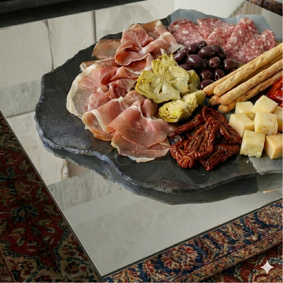 Dual-Tone Torn Platter Large