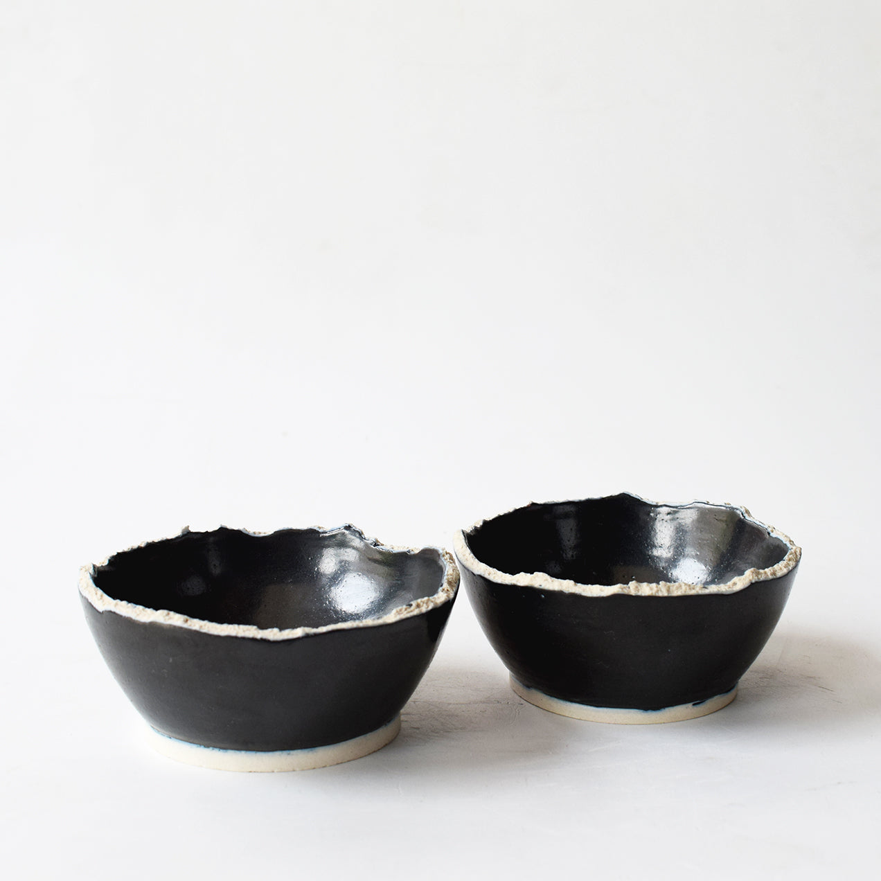 Jagged Dipping Bowl Round - Pair